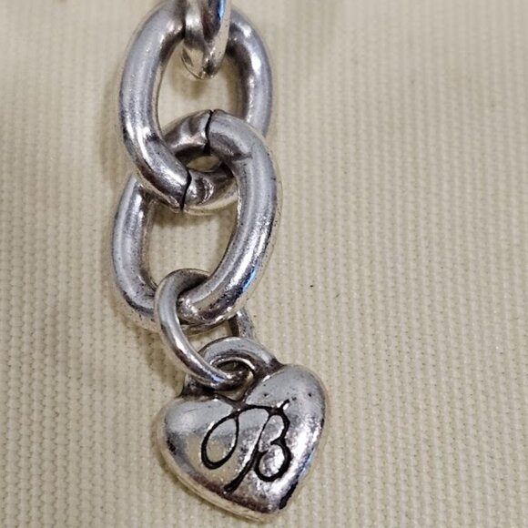 Brighton Alcazar Blaze Red Crystal Silver Plated Bracelet Lobster Claw Closure - Picture 14 of 14